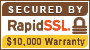 SSL　RapidSSLのサイトシール